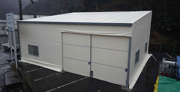 簡易型・小型テント倉庫